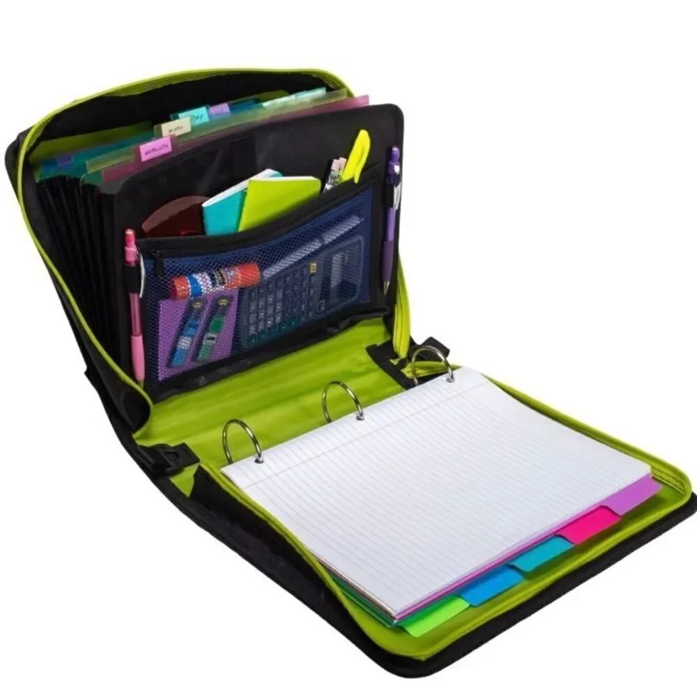 NWT Case-it Monsters Binder THE X-HUGGER 3 Ring Binder 2” Capacity laptop holder